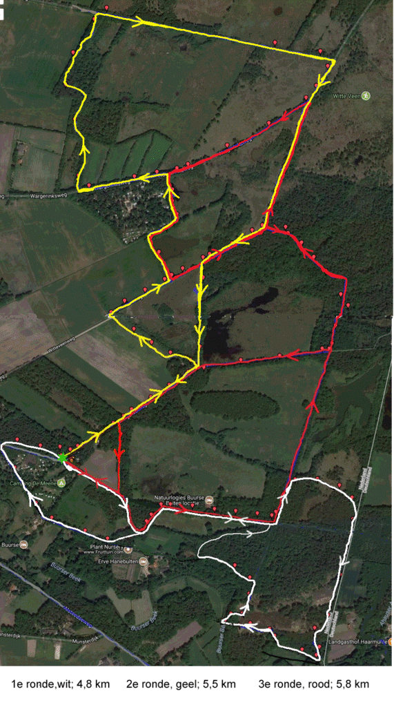 Routes 1,2,3 van de Twentsevennenloop